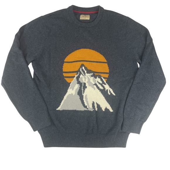 Windriver Other - Wind River Heritage Mens Knit Mountain Sunset Graphic Crewneck Sweater Size L